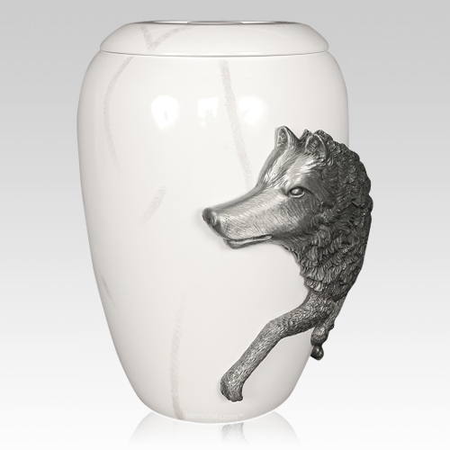 Wolf Spirit Large Urn