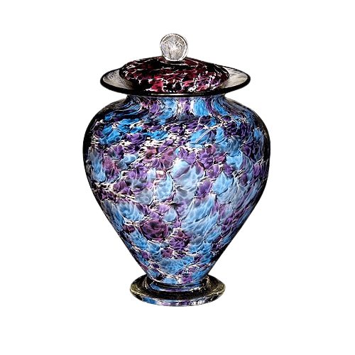 Unique Granada Glass Urn