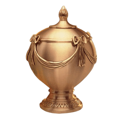Consolation Polished Bronze Cremation Urn