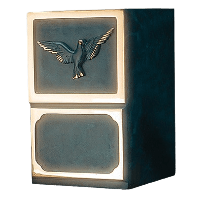 Artisan Dove Bronze Cremation Urn