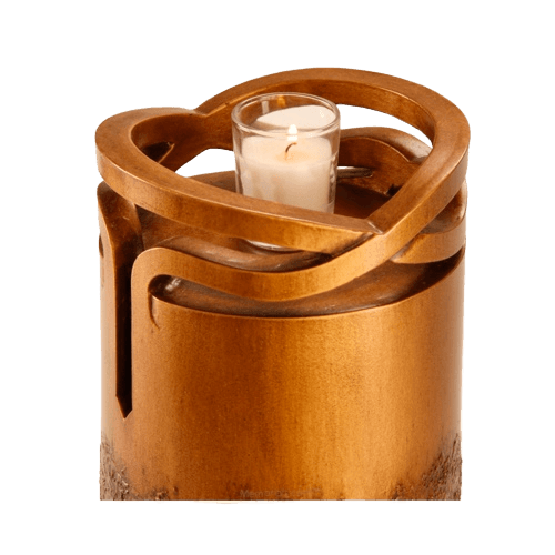 Infinity Wood Army Cremation Urn