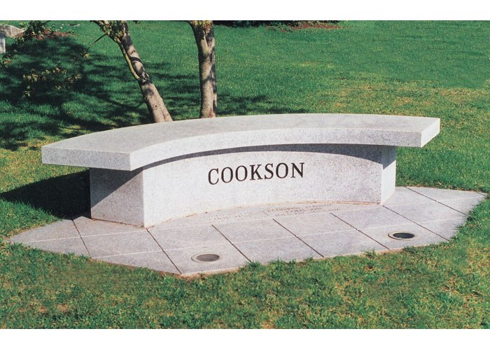 Summertime Cemetery Bench