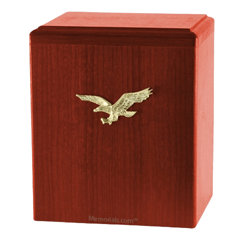 Eagle Ascent Cherry Small Cremation Urn