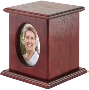 Cherry Picture Portrait Cremation Urn