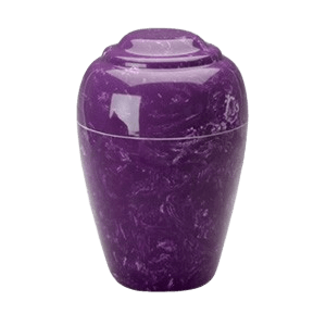 Grecian Amethyst Marble Cremation Urn