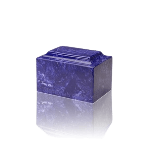 Cobalt Marble Keepsake Urn