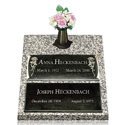 Double Deep Bronze Headstones III