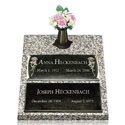 Double Deep Bronze Headstones III