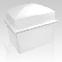 Dallas White Cremation Urn Vault