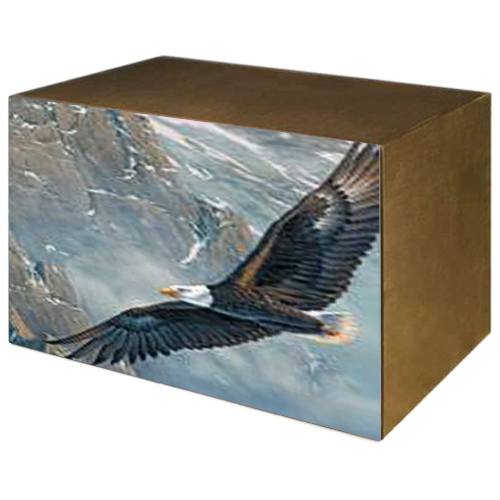 Eagle Flight Bronze Urn