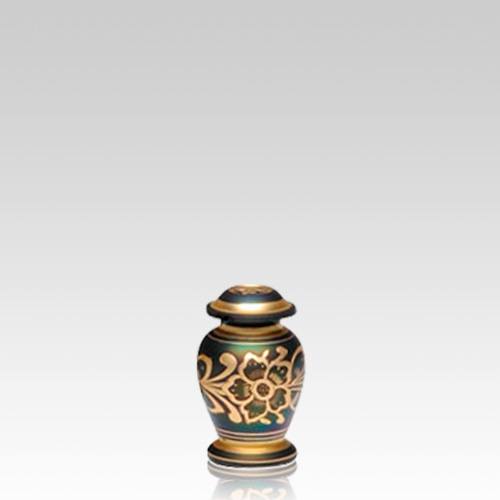 Golden Flower Keepsake Cremation Urn