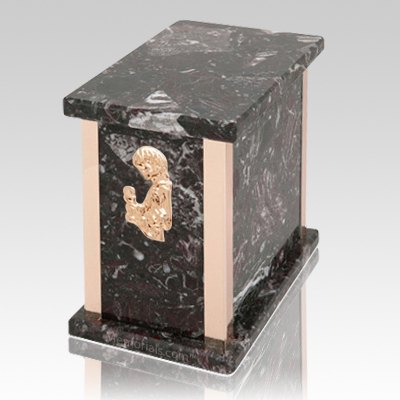 Design Rosso Levanto Child with Toy Marble Urn