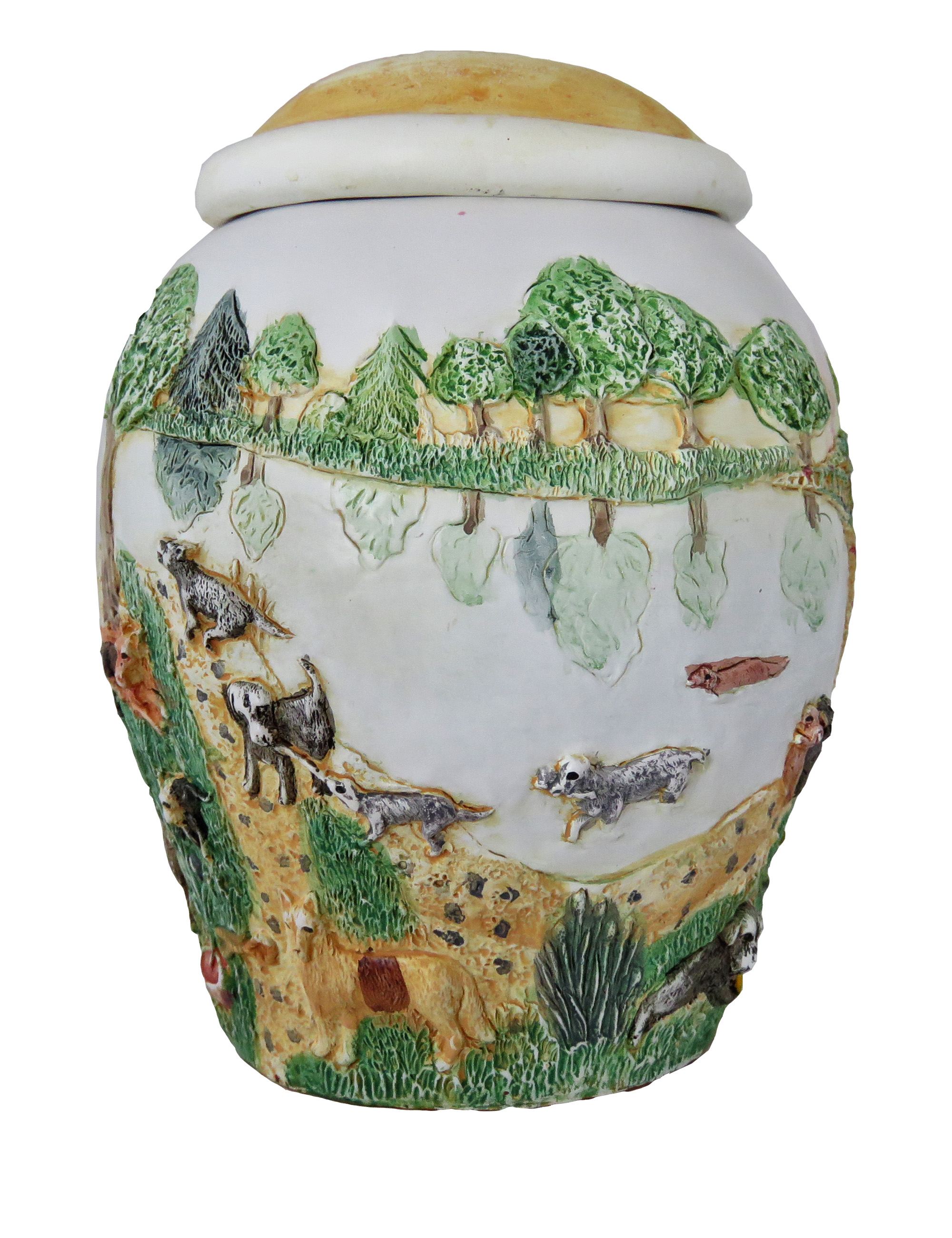 Rainbow Bridge Dog Cremation Urn II