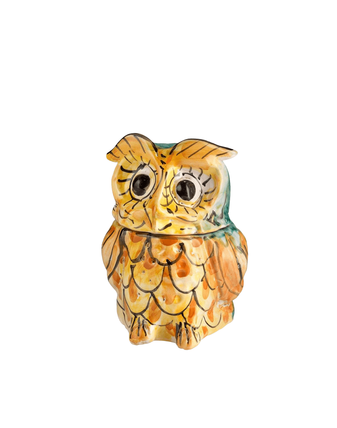 Lotus Owl Ceramic Keepsake Urn