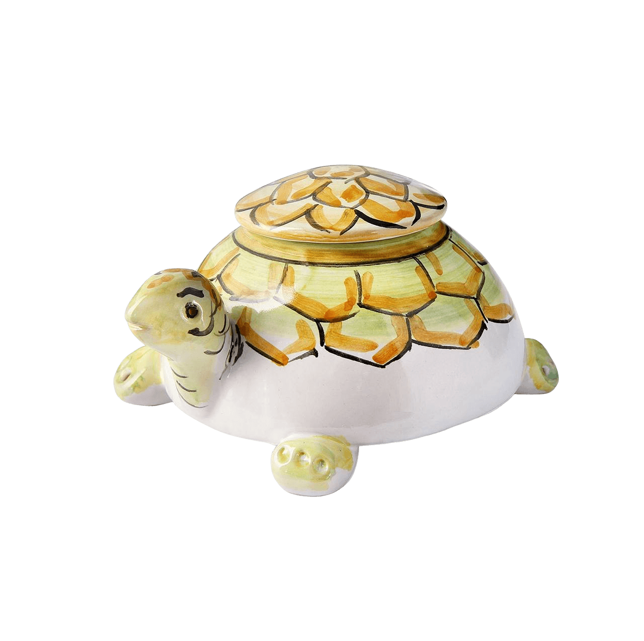 Lotus Turtle Ceramic Keepsake Urn
