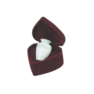 White Classic Small Marble Cremation Urn