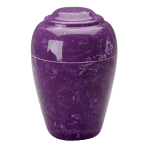 Grecian Amethyst Marble Cremation Urns