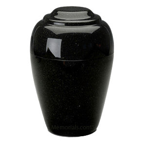 Grecian Orca Black Granite Cremation Urns