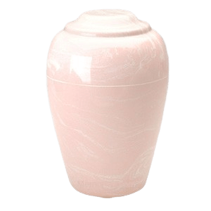 Grecian Pink Marble Cremation Urn II