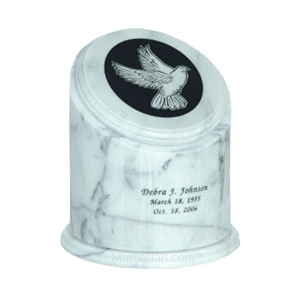 Crown White Children Cremation Urn