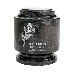 Estate Black Children Cremation Urn