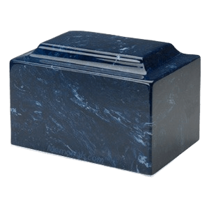Navy Marble Cremation Urns