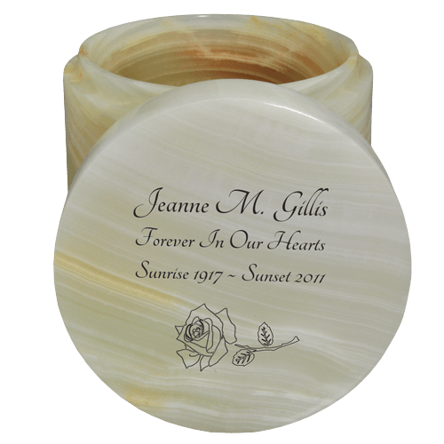 Noble Green Marble Cremation Urn