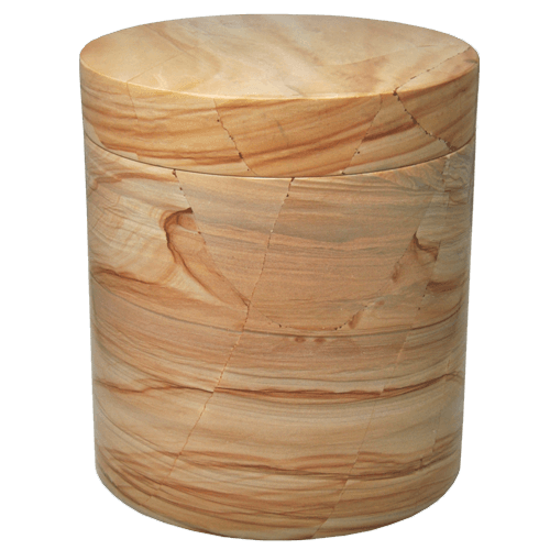 Noble Teak Marble Cremation Urn