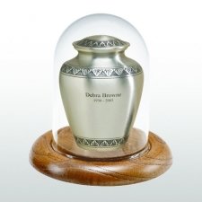 Oak Glass Keepsake Dome