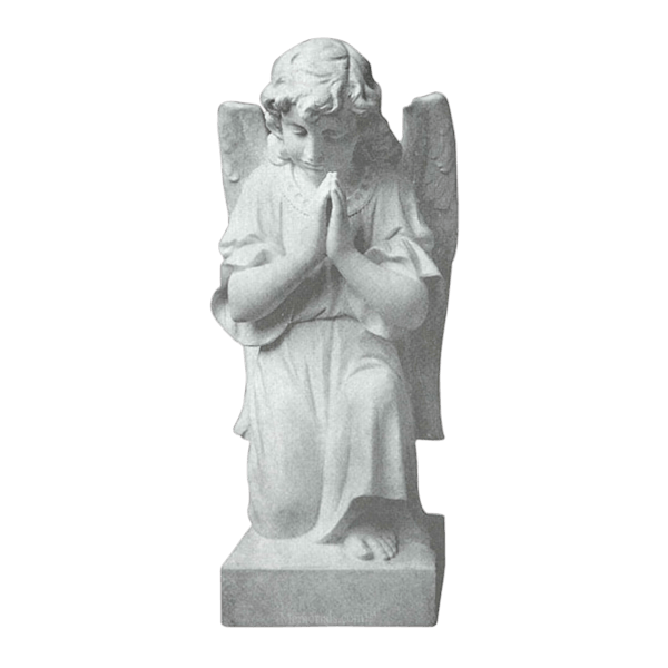 Genuflecting Angel Marble Statue I