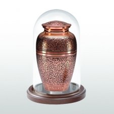 Walnut Short Glass Keepsake Dome