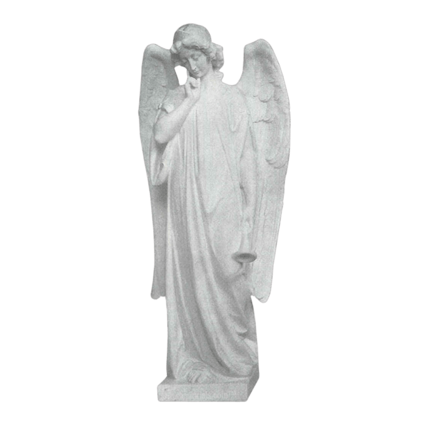 Trumpet Angel Granite Statue VI