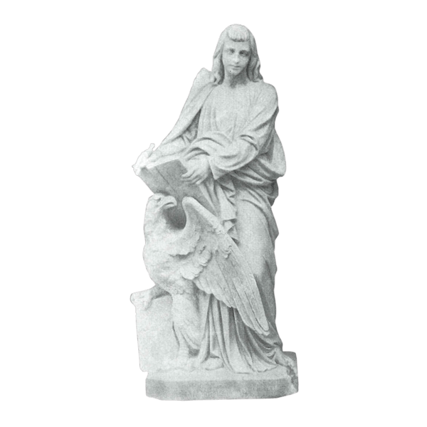 Saint John And Eagle Marble Statue I