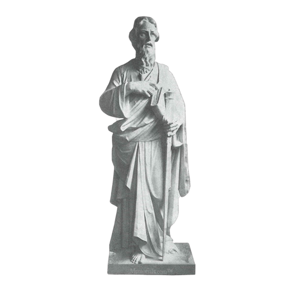 Saint Paul Scripture Granite Statue II