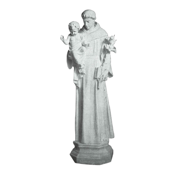 Saint Anthony And Baby Granite Statue VIII