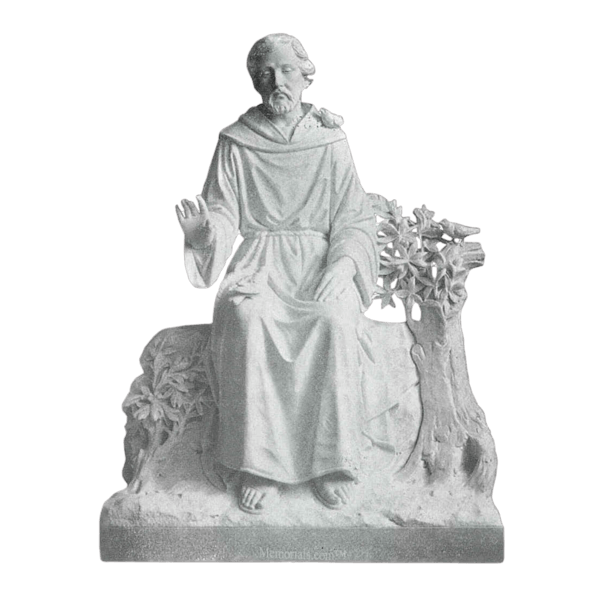 Oak Tree Prayer Granite Statue II