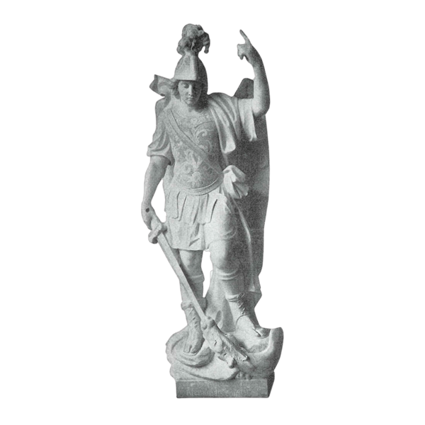 St. Michael Archangel Marble Statue I