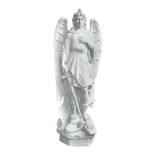 Saint Michael Archangel Marble Statues