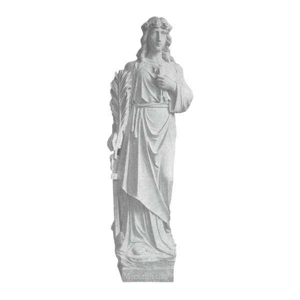 St. Philomena Marble Statue VII