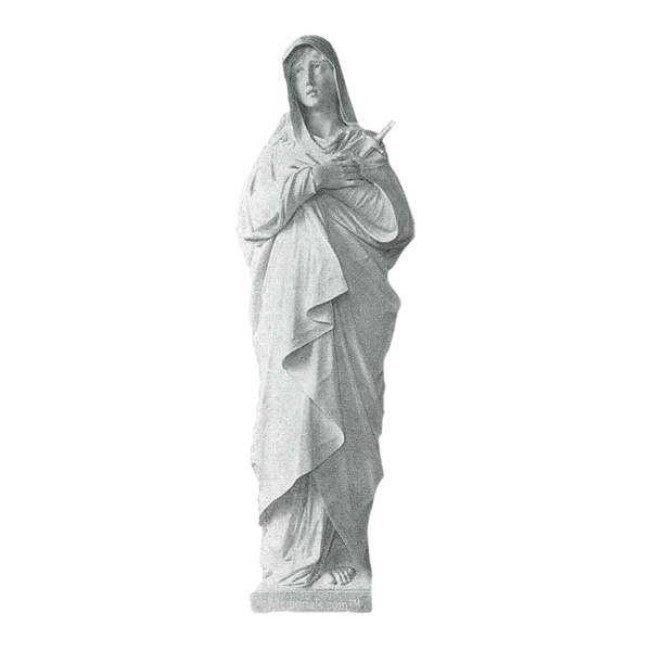 Mother Of Sorrows Marble Statue I