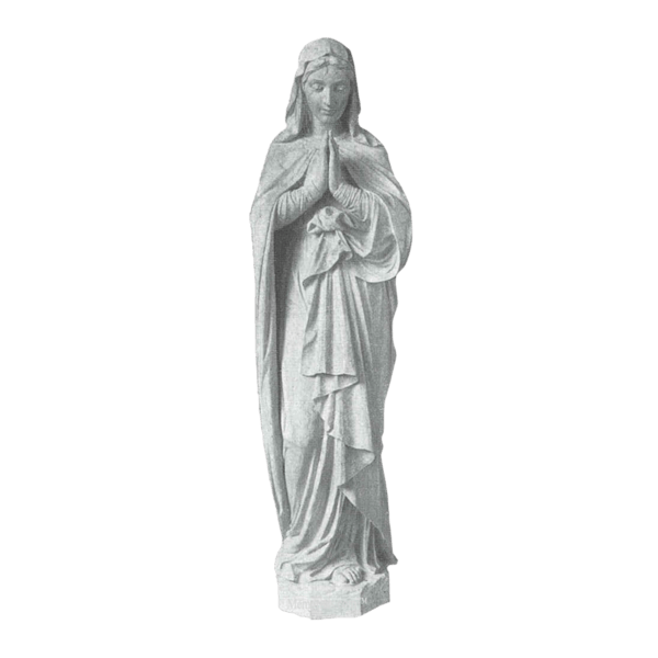 Faithful Prayer Marble Statue I