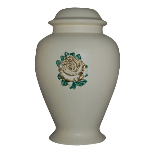 Charity Ivory Ceramic Cremation Urn