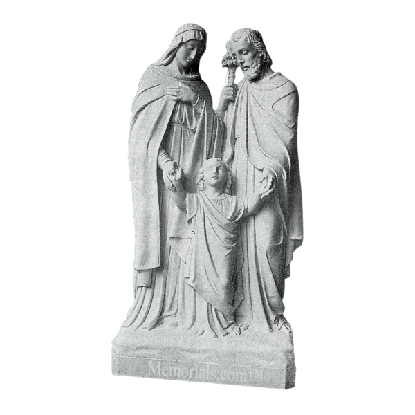 Sacred Family Granite Statue VII