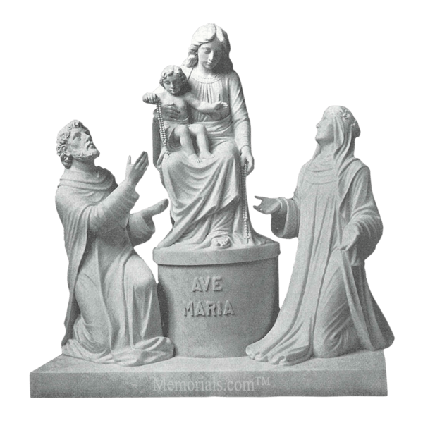 Our Lady Of Pompei Granite Statue I