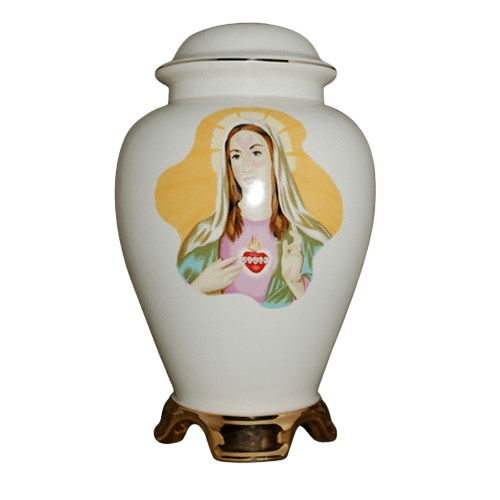 Mary Ceramic Cremation Urn