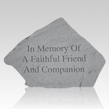 In Memory Of A Faithful Friend Memorial Stone