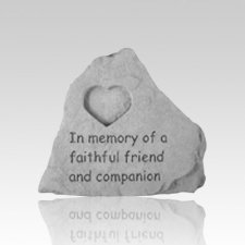 In Memory of a Faithful Friend Rock