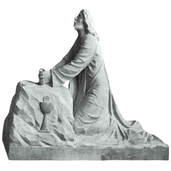 Jesus In Gethsemane Marble Statue III