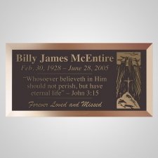 Crucifiction Bronze Plaque