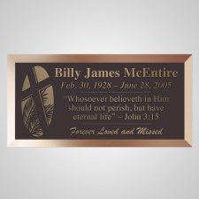 Palm Sunday Bronze Plaque